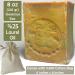 8 oz Aleppo Soap - 25% Laurel Oil 75% Virgin Olive Oil - Natural & Handmade with Cotton Bag - Buy Online on GoSupps.com