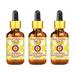 d ve herbes Pure Pumpkin Seed Oil (Cucurbita Pepo) with Glass Dropper Cold Pressed (Pack of Three) 100ml X 3 (10 oz)