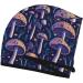 Floral Hippie Mushrooms Microfiber Hair Towel | Soft Super Absorbent Quick Dry Wrap for Women with Long Curly & Thick Hair - Buy Online on GoSupps.com