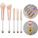 Eye Shadow Brushes Set Makeup Brush Set for Women Beaded Rose Gold DIY Faux Fiber Make Up Brushes for Eyeshadow Concealer Eyebrow Foundation Contour Makeup Supplies Eyeshadow Brush Sets - Buy Online on GoSupps.com