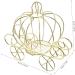 Alipis 4pcs Pumpkin Cart Metal Candy Box Ornament Decor Girls Candy Container Halloween Metallic Line Baby 12x10cmx4pcs Goldenx4pcs - Buy Online on GoSupps.com