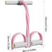 Pedal Resistance Band | Multifunction Tension Rope 6-Tube Elastic Yoga Pedal Puller Trainer EZ Workout Women Tension Rope Ankle Puller for Abdomen/Arm/Leg Stretching Slimming Training - Buy Online on GoSupps.com