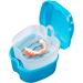 Denture Box with Strainer for Cleaning and Soaking - Light Blue - Buy Online on GoSupps.com