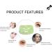 RODEREK Natural Jade Face Mask | Hot & Cold Therapy for Puffiness Relief | Beauty Massage Tool for Migraine & Relaxation | Xiuyan Jade - Buy Online on GoSupps.com