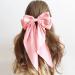 Satin Hair Bow Clips Set - 6pcs Silky Barrettes for Women and Girls - Buy Online on GoSupps.com