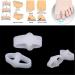 Rexcp Gel Toe Separators for Overlapping Toes & Bunions - Big Toe Alignment Corrector, Spacer - 2 Pack (White) - Buy Online on GoSupps.com