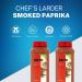 Chefs Larder Smoked Paprika 430g Double Pack - Two 430g Jars of Smoked Paprika for Rich and Flavorful Culinary Creations - Ideal for Savory Stews Grilled Meats - Buy Online on GoSupps.com