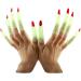 10Pcs False Nails Costume Prop Nails Halloween Luminous Witch Fingers Fake Finger False Witch Nails Witch Finger Fake Nails Halloween Costume Nails Fake Finger False Witch Nails Green - Buy Online on GoSupps.com