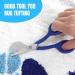 Goodcrafter 2-in-1 Electric Carpet Tufting Gun with Scissors - Handheld Rug Making Kit (Light Blue) - Buy Online on GoSupps.com