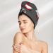 Quick Dry Hair Towel Wrap - Button Fastening Turban for Effortless Hair Drying (Chillin with My Gonme - Buy Online on GoSupps.com