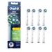 Oral-B Pro Cross Action Electric Toothbrush Head X-Shape and Angled Bristles for Deeper Plaque Removal Pack of 8 Toothbrush Heads White White 8 Count (Pack of 1)