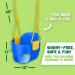 Deluxe High Back Full Bucket Toddler Swing with Exclusive Chain & Dip Pinch Protection - Blue - Buy Online on GoSupps.com