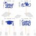 Raxove 2023 Cupcake Toppers - Graduation Theme Cupcake Toppers Class of 2023 Graduation Cupcake Toppers Diploma Grad Caps Cake Toppers Picks for Graduation Blue - Buy Online on GoSupps.com