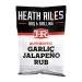 Heath Riles BBQ Rub, Garlic Jalapeo Rub Seasoning, Champion Pitmaster Recipe, Shaker Spice Mix, 2 lb./32 oz.