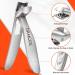 Drmode Ergonomic Nail Clipper for Thick Nails - Premium Steel Wide Jaw Clipper with Collector Sharp Angle Head for Seniors & Men - Silver 2.0 - Buy Online on GoSupps.com