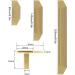 Cupboard Handles Copper Knobs 2Pack Gold Drawer Knobs Zinc Alloy Pull Handles Decorative Furniture Pull Knobs Bedroom Wardrobe Door Pulls for Kitchen Cupboard Cabinet with Screws 250mm(9.8in) ((Size 140mm(5.5in) - Buy Online on GoSupps.com
