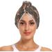 Super Absorbent Mushrooms Leaves Dry Hair Cap | 2-Piece Quick Drying Towel Set with Button Headband - Soft & Comfortable for All Hair Types - Buy Online on GoSupps.com