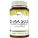 Chaga gold mushroom powder capsules |93 mushroom capsules with 750mg of high quality mushroom powder |Vital fungus powder |Superfood 100% vegan (Chaga Gold)