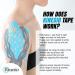 Kinesio Tex Performance+ Therapeutic Tape - Red - 2in x 16.4 ft - Buy Online on GoSupps.com