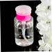 Nail Remover Pump Dispenser Nail Polish Remover Dispenser Empty Clear Push Down Bottle Plastic Pump Liquid Container Rosy 180ml - Buy Online on GoSupps.com