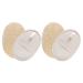 GSHLLO 4 Pcs Exfoliating Loofah Pads Natural Luffa Sponges Luffa Exfoliating Body Scrubbers Face Loofah Scrub Pads Bath Shower Spa Loofah Sponges Facial Cleansing Loofahs