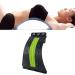 Backer Lumbar Spine Massager - Adjustable Pain Relief Cracker Strain Board for Lower Back - 3 Level Green & Black Support - Buy Online on GoSupps.com