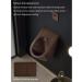 Inodoro moderno para ba o inodoro suspendido de Acero inoxidable 304 inodoro p blico con drenaje por inducci n de pared inodoro Vertical peque o adecuado para familias y hoteles Brown A - Buy Online on GoSupps.com
