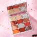 harayaa 12 Colors Shimmering Matte Eyeshadow Palette Waterproof Eye - White - Buy Online on GoSupps.com