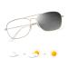 Jm plane blue light blocks computer glasses space eye protection video eyeglasses anti glare women men light gold frame /clear in gray lens