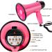 Portable 20 Watt Pink Megaphone Bullhorn with Voice/Siren Modes - Volume Control and Strap Included - Buy Online on GoSupps.com