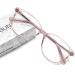MEETSUN Cat Eye Blue Light Blocking Glasses for Women - Anti Eyestrain UV Protection - Light Pink TR Frame for Gaming & Computer Use - Buy Online on GoSupps.com