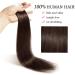 SEGO TAPE Extensions - Real 100% Remy Hair 20 Medium Brown Tape Extensions + 10 Free Tapes 12 (30cm) 40g - International Shipping Available - Buy Online on GoSupps.com