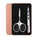 Manual eyebrow cutter eyebrow kamm tweezers Eyewrow -care scissors for beard eyebrows nose hair mustache eyelash eyelashes unit size silver