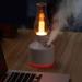 Desk Aroma Diffuser - 280ml Retro Kerosene Lamp Design | Essential Oil & Aromatherapy Humidifier for Bedroom Office & Living Room - Cool Mist Air Diffuser in White - Buy Online on GoSupps.com