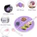 Vicloon Baby Suction Plate Set | Non Slip Silicone Weaning Plates for Toddlers | Self Feeding Divided Dishes | Fits Most Highchairs Trays | 3Pcs (Pink/Purple/Green) - Buy Online on GoSupps.com