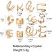 Diarypiece 12 Pcs Retro Advanced Sense Ear Bone Clip Without Pierced Metal Ear Cuff Jewelry Metal alloy - Buy Online on GoSupps.com