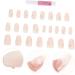 PLAFOPE 1 Set Nail Patch Fake Nails Nail Decorations for Nail Art Full Cover Nails Salon Diy Nail Decor False Nails Tips Fake Nails French Manicure X4 Supplies Plastic Pink - Buy Online on GoSupps.com