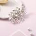 Xinzistar Wedding Hair Clips Bride Hair Clip Comb Bridal Bridesmaid Wedding Hair Accessories for Women Girls Diamante Silver Hair Clips Jewels Rhinestone Hair Clip Accessory for Bridesmaids - Buy Online on GoSupps.com