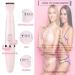 3-in-1 Women's Bikini Trimmer | Cordless Wet & Dry Shaver | Painless Hair Removal Kit | Electric Razor for Facial, Body, Eyebrow | Ladies Grooming Tool - Pink - Buy Online on GoSupps.com