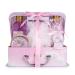 Accentra bathing and shower set unicorn magic for young people and girls with sweet strawberry & vanilla fragrance 7-piece gift set packaged in a paper case