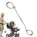 Light Gray Toy Holder for Strollers | Adjustable Silicone Belt Food Catcher Pacifier Clip & Cup Holder for Kids - Buy Online on GoSupps.com