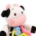 Cartoon Cow Baby Teether Doll - Soft & Safe Teething Toy for Early Education - Buy Online on GoSupps.com