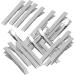 MonkeyJack 50 Pieces Flat Metal Single Prong Alligator Hair Clips Duckbills Barrette Bows DIY - 56mm - Buy Online on GoSupps.com