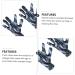 Ipetboom Overnight Hand Gloves 1 Pair Hand Foot Dry Rough Gloves Hand Gloves Gel Enhancing Gloves Moisturising Gloves for Dry Hands Hydrating Glove Spa Aluminum Platinum Paper Short - Buy Online on GoSupps.com