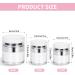 2PCS 30ml Airless Pump Cosmetic Bottles- Refillable Travel Cream Jars - Buy Online on GoSupps.com