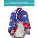 Independence Day Barber Cape - Adjustable Hair Cutting Cape for Men Women & Kids | 4th of July Red Blue Stripes Stars - Buy Online on GoSupps.com