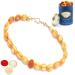 Ghasitaram Gifts Rakhi for Brother Rakhis Online - BB2104 - Bracelet Rakhi with 100 GMS of Dryfruits Mix Can Rakhi Set with 100 gms of Dryfruits Mix Can