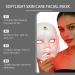 Masque facial LED lumi re bleue portable 1 pi ce masque de beaut sans fil LED multicolore rajeunissement et levage de la peau pour femme - Buy Online on GoSupps.com