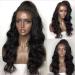 Shop 22-Inch Fluffy Unprocessed Pre-Plucked Peruvian Lace Front Wigs - Long Curly Wavy Hairpieces with 130% Density & Bleached Knots - Buy Online on GoSupps.com