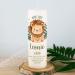 Striefchen Personalized Lion Baptism Candle - 250/80 mm with Custom Name Date & Animal Motifs for International Shipping - Buy Online on GoSupps.com